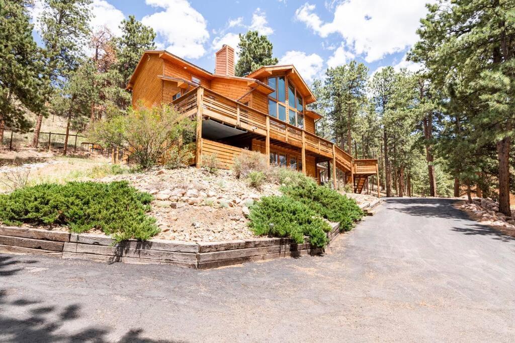 Private Hot Tub Overlooking Pikes Peak Woodland Park Esterno foto