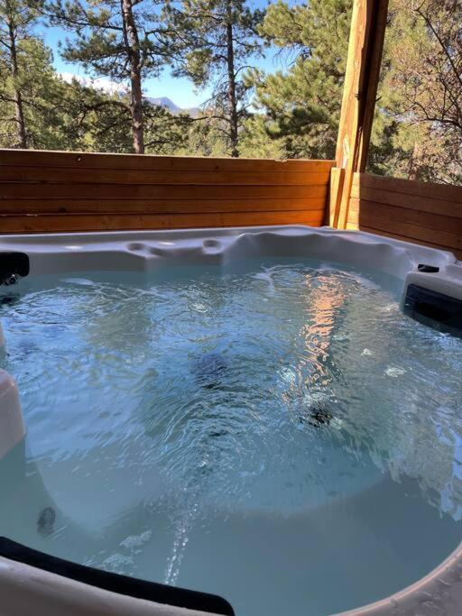 Private Hot Tub Overlooking Pikes Peak Woodland Park Esterno foto